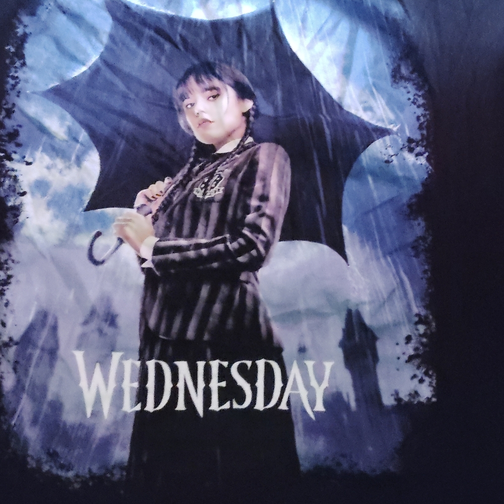 Hot Topic Black and Blue Wednesday Tee